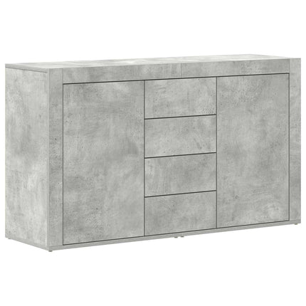 Sideboard Beton Grå 120 x 36 x 69 cm Konstrueret træ