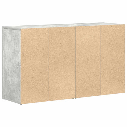 Sideboard Beton Grå 120 x 36 x 69 cm Konstrueret træ