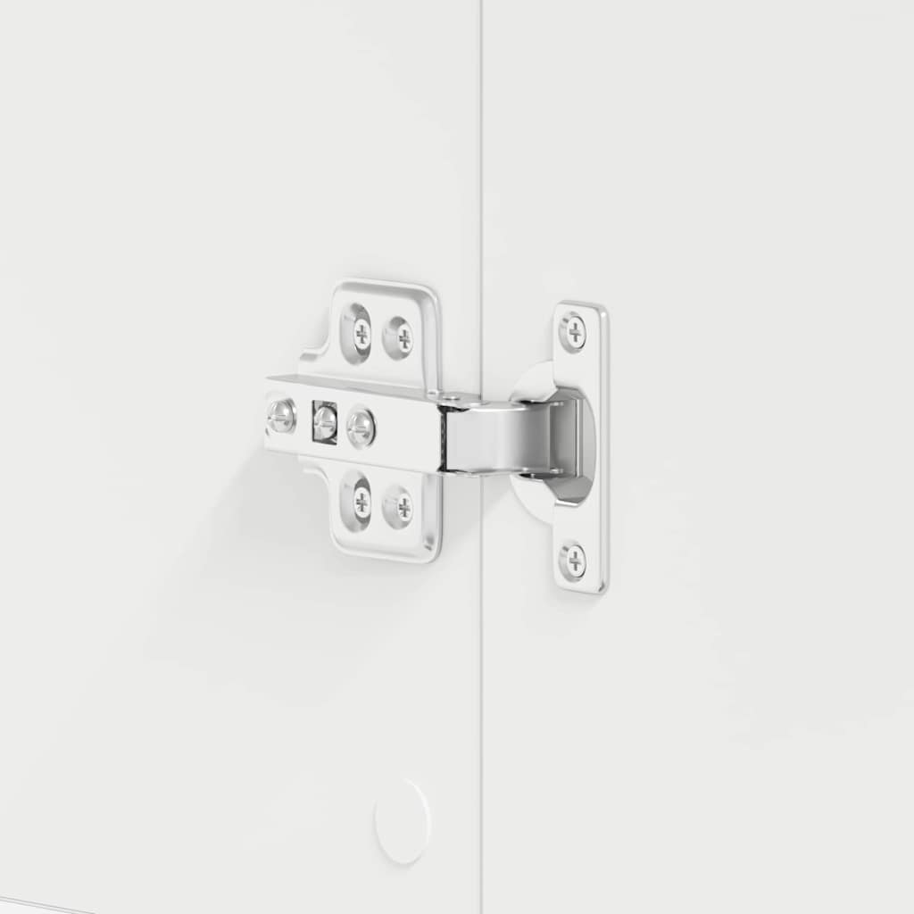 Sko skab med hylde Hvid 80 x 39 x 178 cm Konstrueret træ