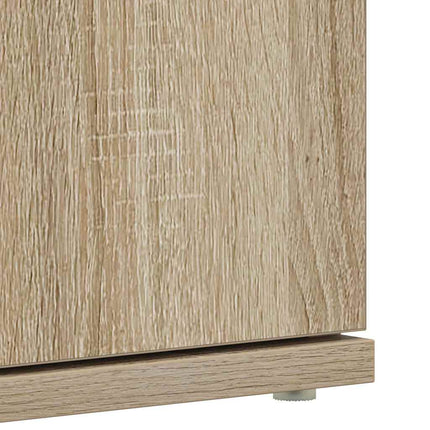 Sko skab 80 x 39 x 178 cm Konstrueret træ Sonoma eg