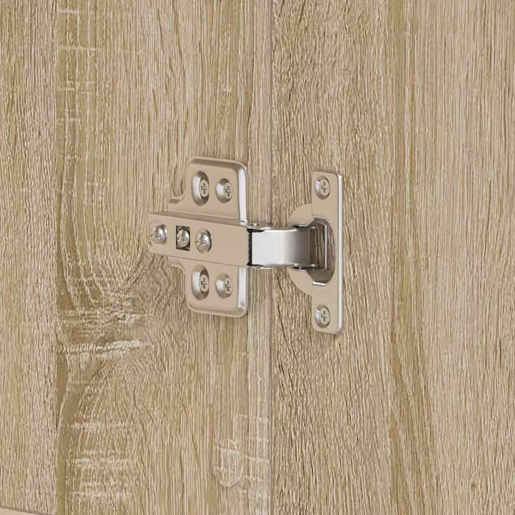 Sko skab med hylde Sonoma eg 80 x 39 x 178 cm Konstrueret træ