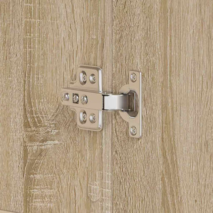 Sko skab 80 x 39 x 178 cm Konstrueret træ Sonoma eg