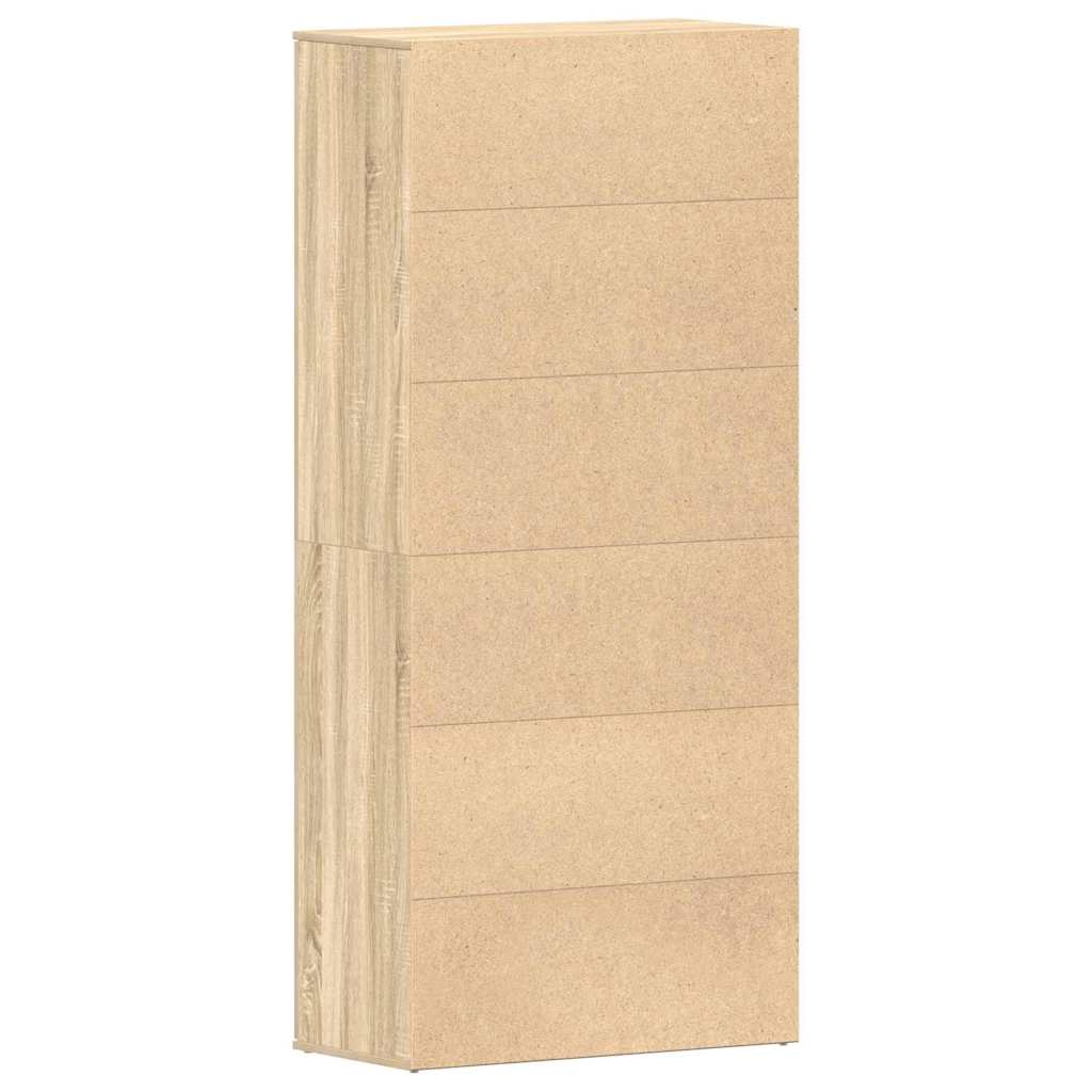 Sko skab med hylde Sonoma eg 80 x 39 x 178 cm Konstrueret træ