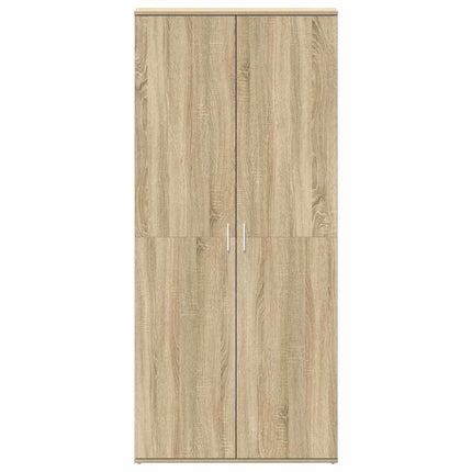 Sko skab 80 x 39 x 178 cm Konstrueret træ Sonoma eg