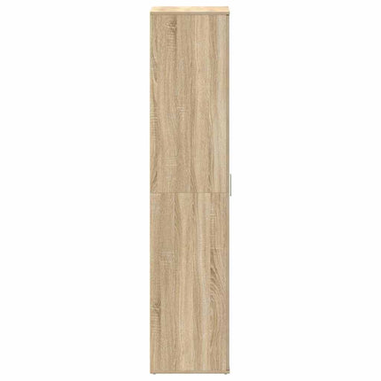 Sko skab 80 x 39 x 178 cm Konstrueret træ Sonoma eg