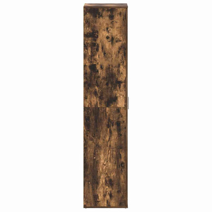 Sko skab 80 x 39 x 178 cm Konstrueret træ Røget eg