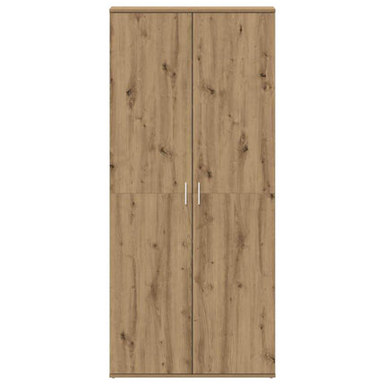 Sko skab 80 x 39 x 178 cm Konstrueret træ Artisan Egetræ