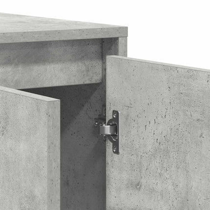 Sideboard Beton Grå 135 x 41 x 75 cm Konstrueret træ