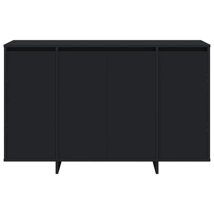 Sideboard Sort 120 x 41 x 75 cm Konstrueret træ