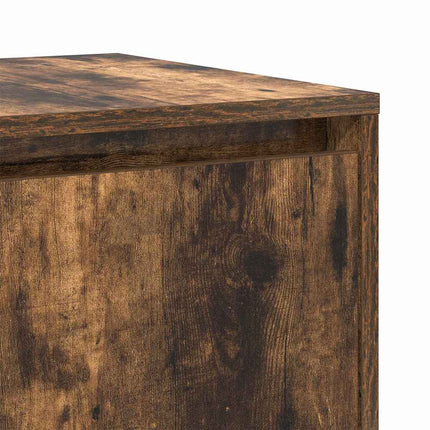 Sideboard Røget eg 120 x 41 x 75 cm Konstrueret træ