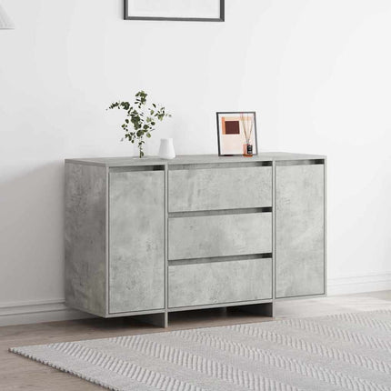 Sideboard Beton Grå 120 x 41 x 75 cm Konstrueret træ