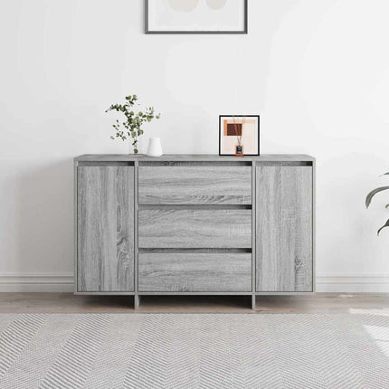 Sideboard Grå Sonoma 120 x 41 x 75 cm Konstrueret træ