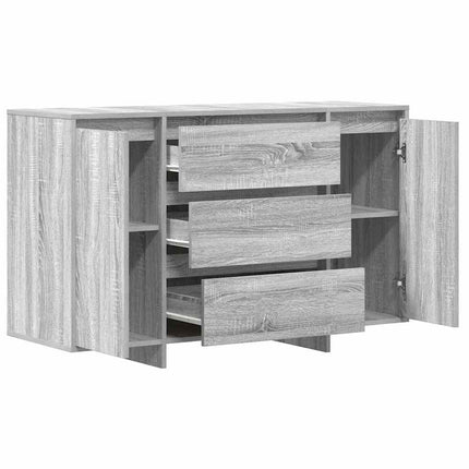 Sideboard Grå Sonoma 120 x 41 x 75 cm Konstrueret træ