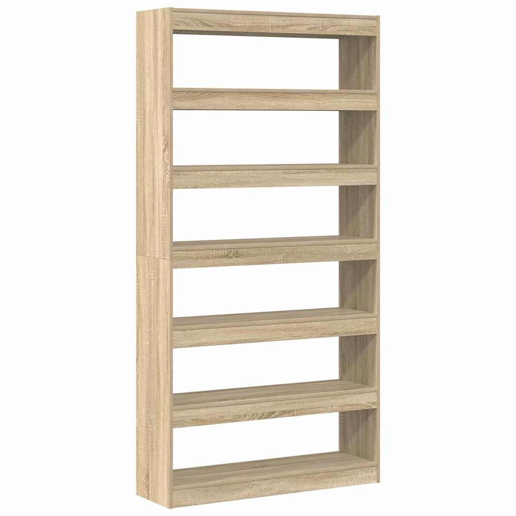 Bogskab Sonoma eg 100 x 30 x 198 cm Konstrueret træ