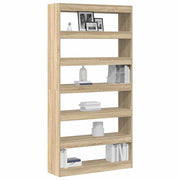 Bogskab Sonoma eg 100 x 30 x 198 cm Konstrueret træ