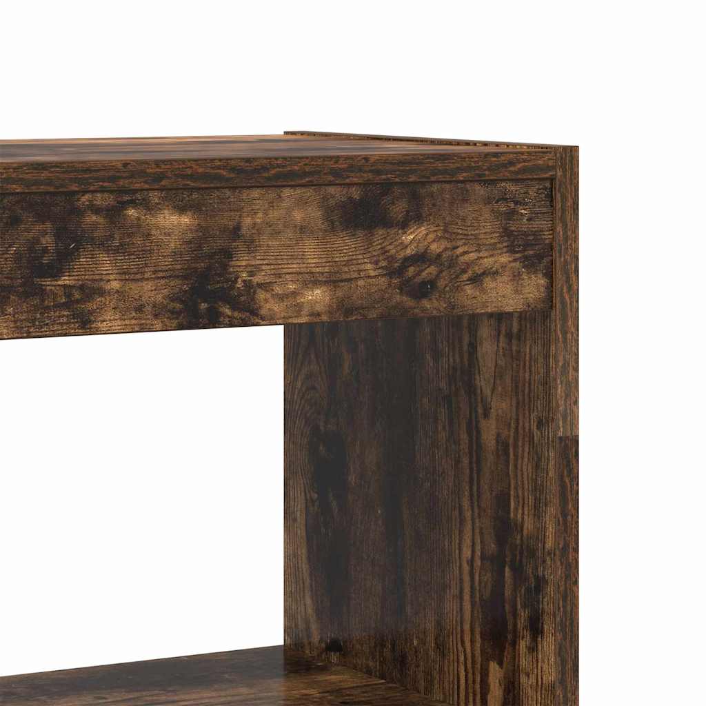 Bogskab Røget eg 100 x 30 x 198 cm Konstrueret træ