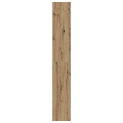 Bogskab 6 niveauer 100 x 30 x 198 cm Konstrueret træ Artisan Eg