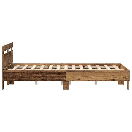 Sengestel Gammelt træ 120 x 190 cm Konstrueret træ