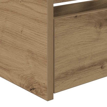 Daybed med skuffe Artisan Egetræ 75 x 190 cm Konstrueret træ