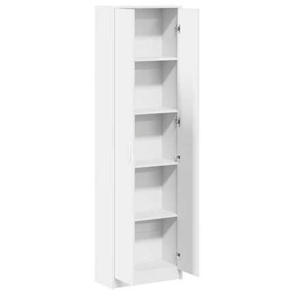 Garderobeskab Hvid 55 x 25 x 189 cm Konstrueret træ