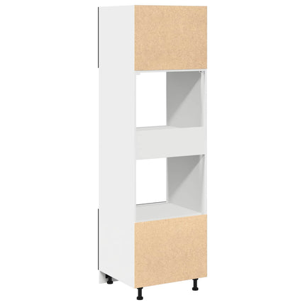 Hængeskab med hylde Sort eg 60 x 57 x 207 cm Konstrueret træ