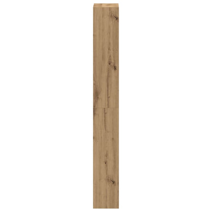 Sko skab 80 x 21 x 163,5 cm Konstrueret træ Artisan Egetræ