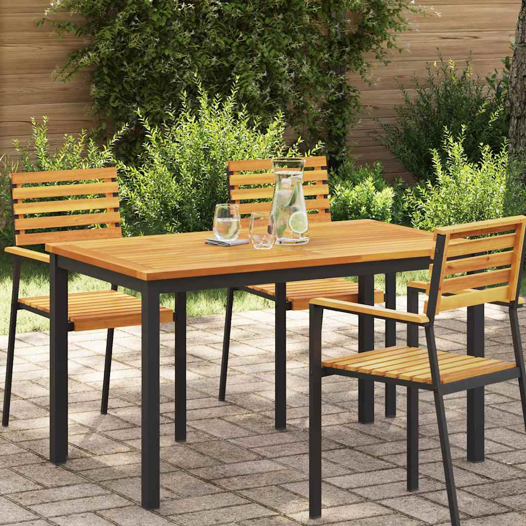 vidaXL Bordplade Olie Naturlig 120 x 70 x 2 cm Massivt Akacietræ