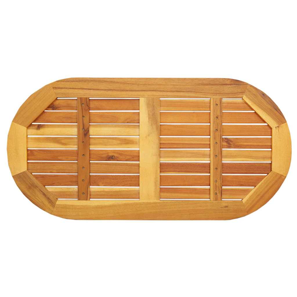 Bordplade Olie Naturlig 100 x 50 x 2 cm Massivt Akacietræ