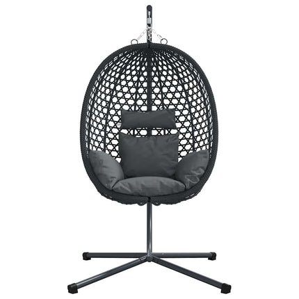 Hængende æggestol polyrattan 104 x 100 x 191 cm