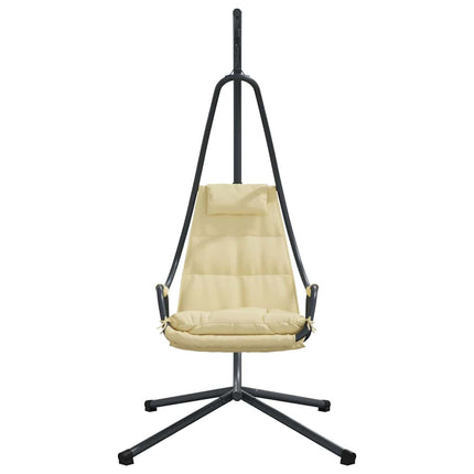 Hængende æggestol Stål 94 x 107 x 196,5 cm Beige