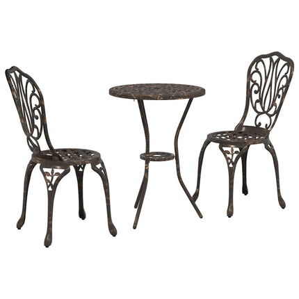 Have Bistro Sæt 3 pcs Bronze Aluminium