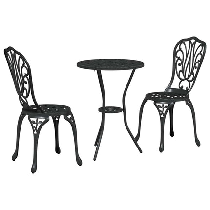 Have Bistro Sæt 3 pcs Sort Aluminium