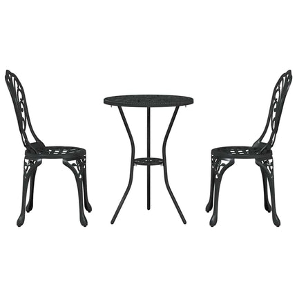 Have Bistro Sæt 3 pcs Sort Aluminium