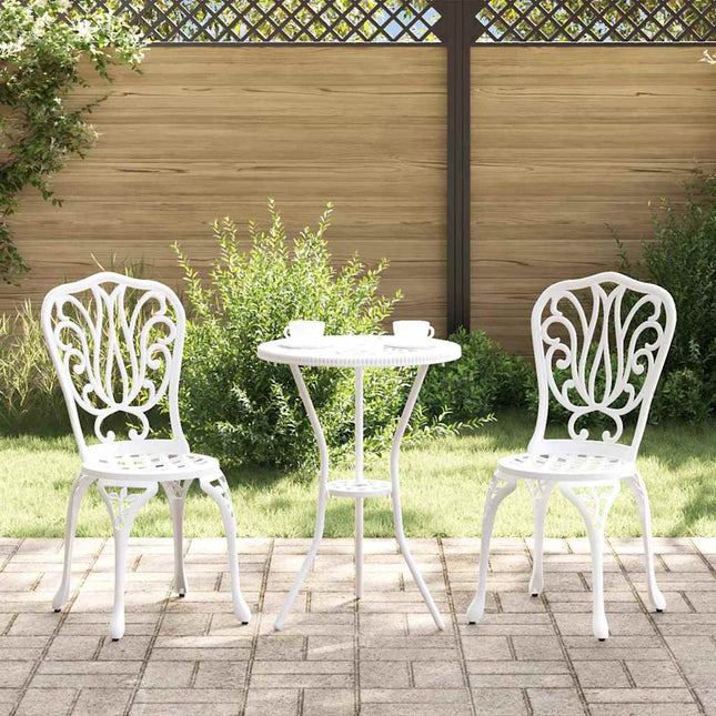 Have Bistro Sæt 3 stk. Hvid Aluminium