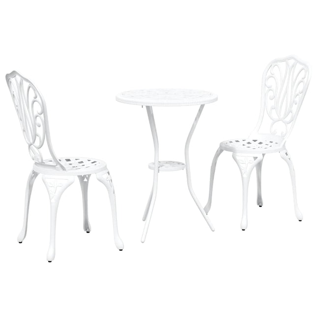Have Bistro Sæt 3 stk. Hvid Aluminium