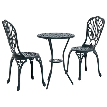 Have Bistro Sæt 3 pcs Grøn Aluminium