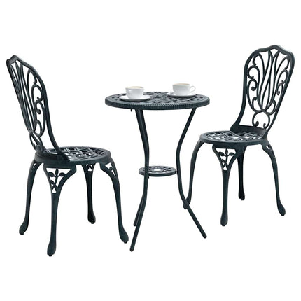 Have Bistro Sæt 3 pcs Grøn Aluminium