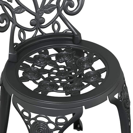 Have Bistro Sæt 3 pcs Sort Aluminium