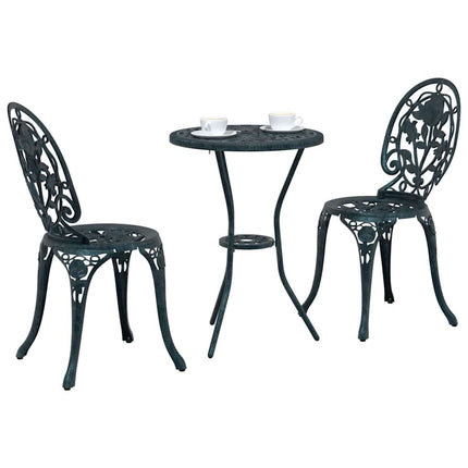Have Bistro Sæt 3 pcs Grøn Aluminium