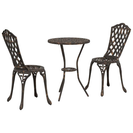 Have Bistro Sæt 3 pcs Bronze Aluminium