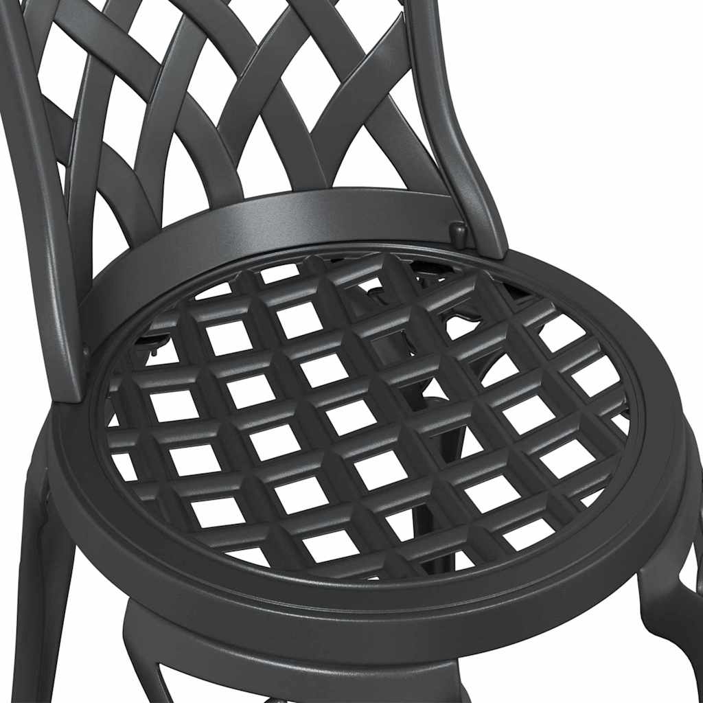Have Bistro Sæt 3 pcs Sort Aluminium