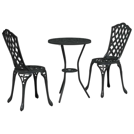 Have Bistro Sæt 3 stk. Sort Aluminium