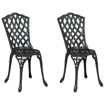 Have Stol 2 pcs Sort 39 x 40 x 87cm Aluminium