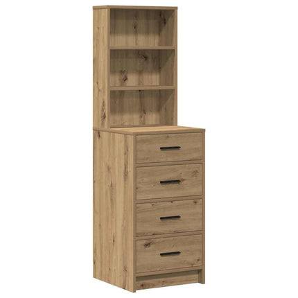 Klædeskab 2 pcs Brun 78.5 x 41 x 135 cm Konstrueret træ