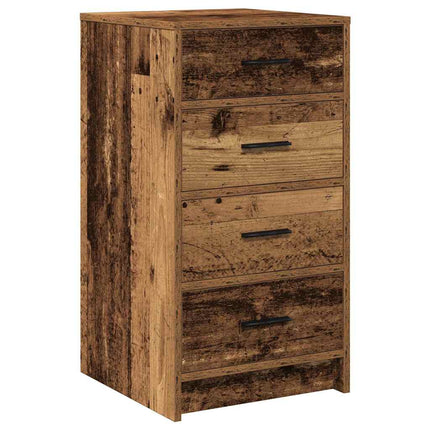 Klædeskab 3 pcs Brun 40 x 41 x 135 cm Konstrueret træ