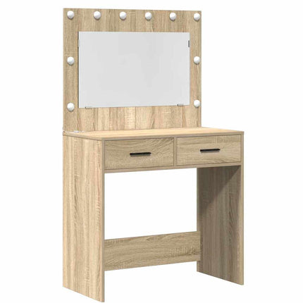 Klædeskab 2 stk. Brun 40 x 41 x 75 cm Konstrueret træ