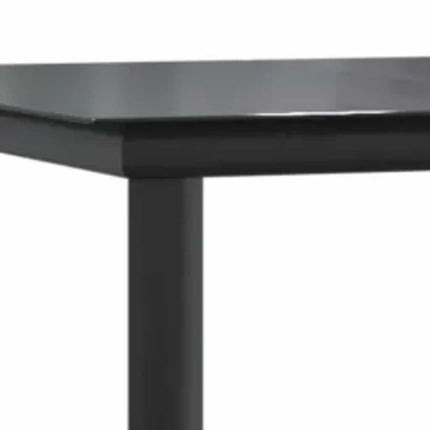 7 dele spisebordssæt til haven med hynder polyrattan glas grå