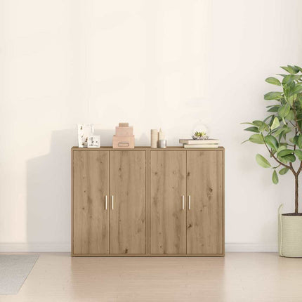 Sideboard 2 stk. Artisan Egetræ 60 x 31 x 84 cm Konstrueret træ