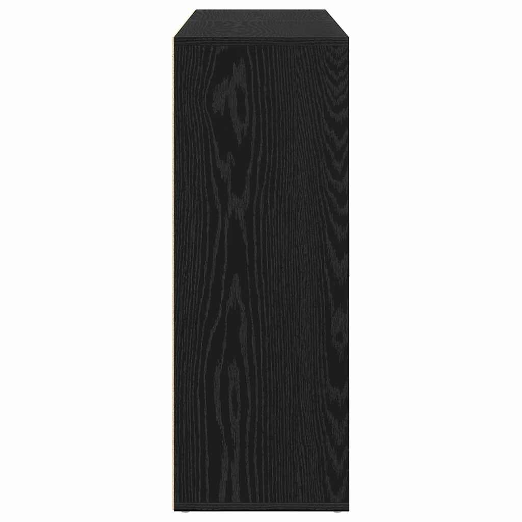 Sideboard 2 pcs Sort eg 60 x 31 x 84 cm Konstrueret træ
