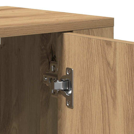 Highboard Artisan Egetræ 80 x 33 x 150 cm Konstrueret træ